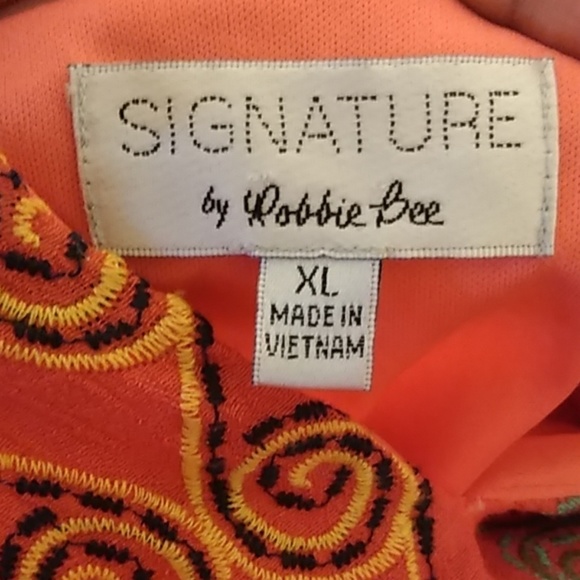 SIGNATURE BY ROBBIE BEE PINK BOHEMIAN DRESS - Picture 4 of 8